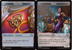 Treasure // Pilot Double-Sided Token - Foil